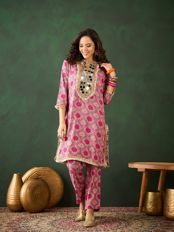 Printed Tunic With Trouser Co-Ords Set