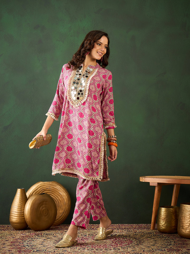 Printed Tunic With Trouser Co-Ords Set