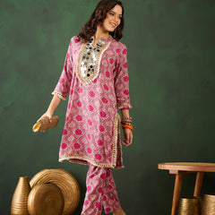 Printed Tunic With Trouser Co-Ords Set