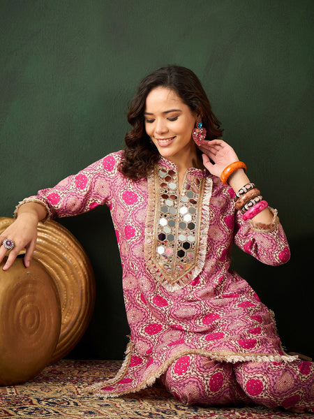 Printed Tunic With Trouser Co-Ords Set