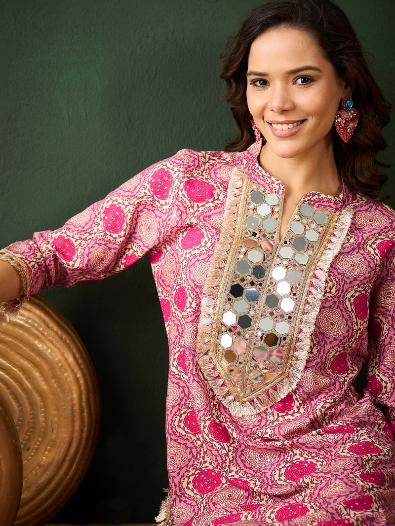 Printed Tunic With Trouser Co-Ords Set