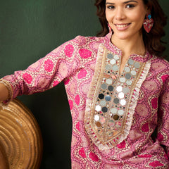 Printed Tunic With Trouser Co-Ords Set