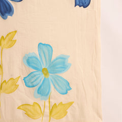 Floral Embroidered Pure Cotton Straight Kurta With Trousers & Dupatta