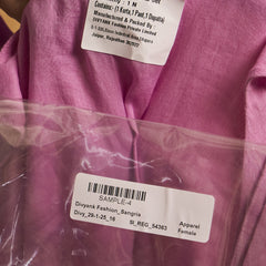 Purple Ombre Mirror Work Flared Kurta Set with Dupatta
