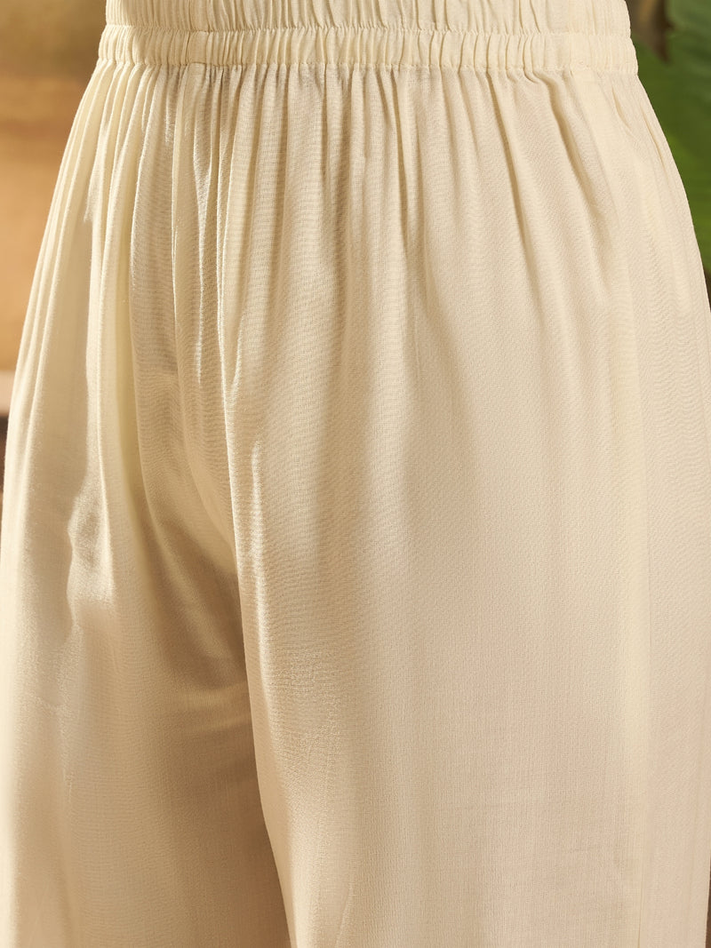 Embroidered Kurta & Trouser With Dupatta