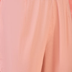 Pure Cotton Solid Straight Kurta With Trousers