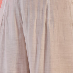 Floral Embroidered Straight Kurta With Trouser Kurta Set