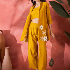Floral Co-Ord Set with Embroidered Jacket