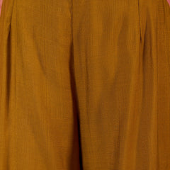 Embroidered Shoulder Straps Straight Kurta With Trousers & Dupatta