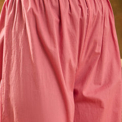 Black Embroidered Kurta with Pink Patiala Set
