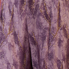 Purple Shoulder Straps Straight Kurta With Trousers