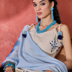 Pure Cotton Shoulder Straps Straight Kurta With Trousers & Dupatta