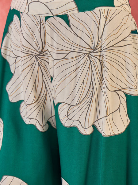Floral Printed Straight Kurta With Trousers