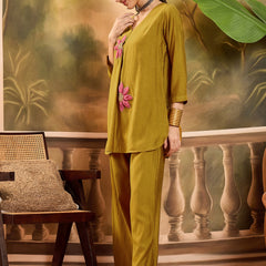 Patch Work Tunic and Trouser Co-Ords Set