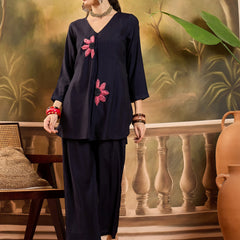 Patch Work Tunic and Trouser Co-Ords Set