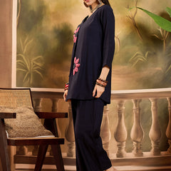 Patch Work Tunic and Trouser Co-Ords Set