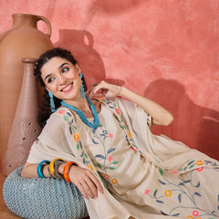 Pure Cotton Shoulder Straps Straight Kurta With Trousers & Dupatta