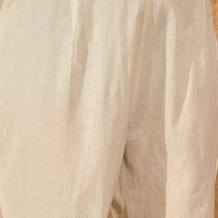 Pure Cotton Sholder Strap Straight Kurta With Pant & Dupatta Kurta Set