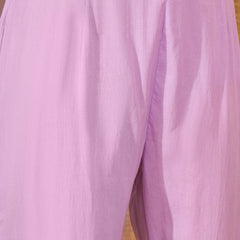 Pure Cotton Sholder Strap Straight Kurta With Pant & Dupatta Kurta Set