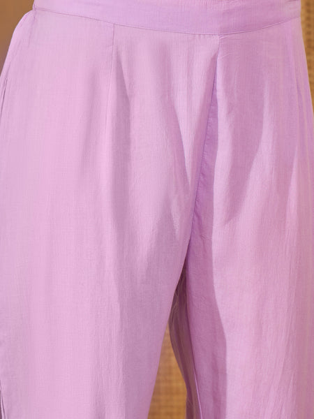 Pure Cotton Sholder Strap Straight Kurta With Pant & Dupatta Kurta Set