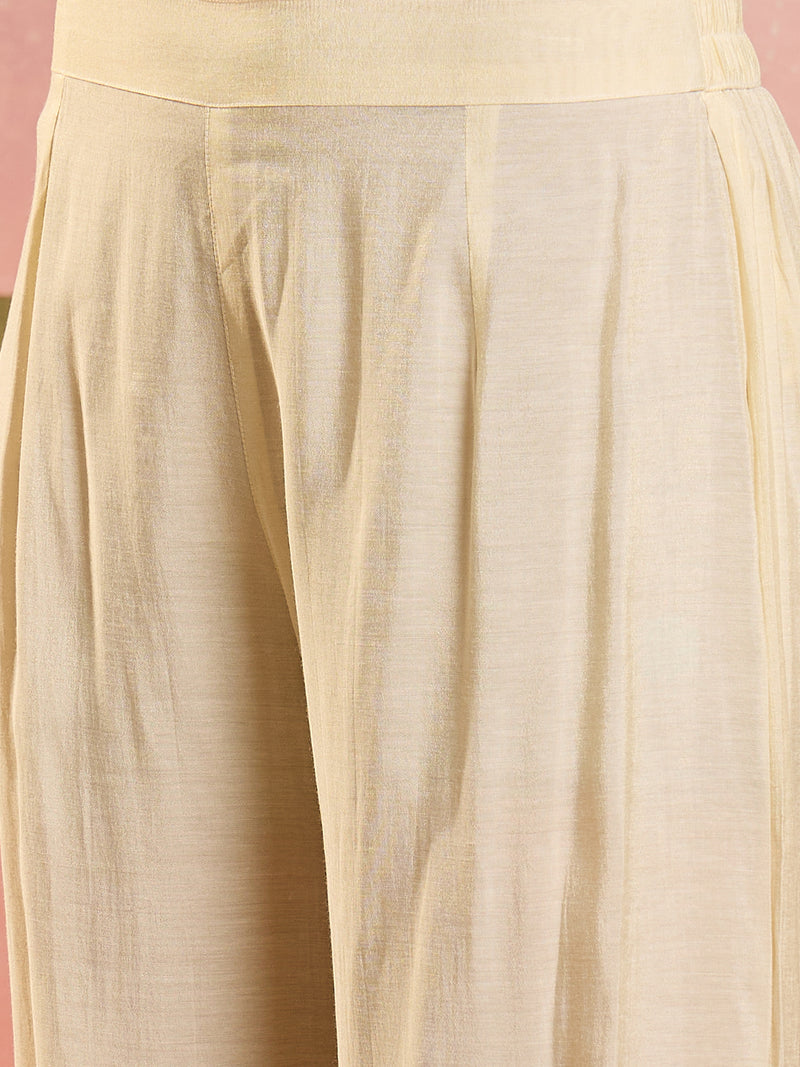 Embroidered Tunic With Sharara Co-Ords Set