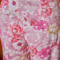 Floral Printed & Mirror Work  Pathani Kurta with Trousers Kurta Set