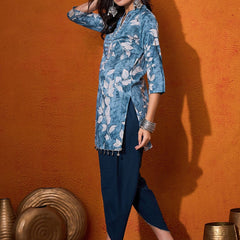 Printed Tunic With Trouser  Co-Ords