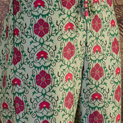 Floral Printed Cotton  Lining in Kurta With Pant Co-Ords