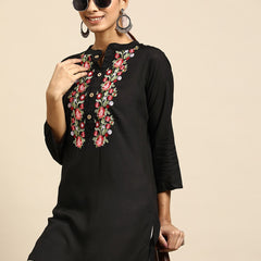 Floral Yoke Design Kurti