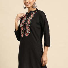 Floral Yoke Design Kurti