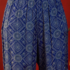 Floral Embroidered Tunic With Printed Palazzo Co-Ords Set