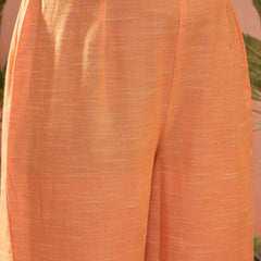 Floral Embroidered Thread Work A-Line Kurta With Trousers