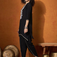Embroidered Tunic With Trouser  Co-Ords