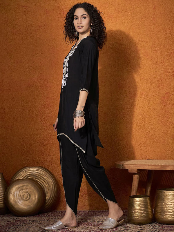 Embroidered Tunic With Trouser  Co-Ords