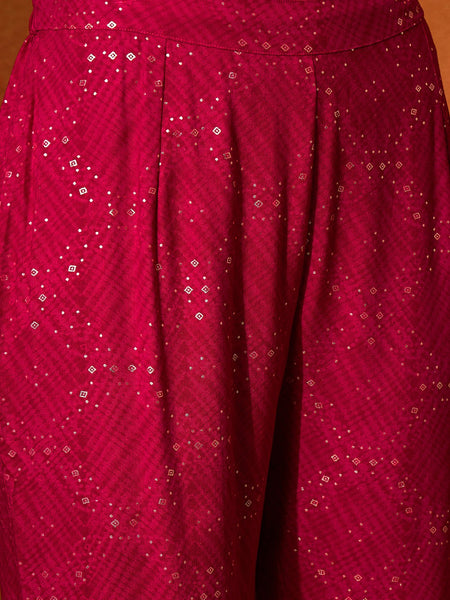 Women Printed Straight Kurta With Trouser