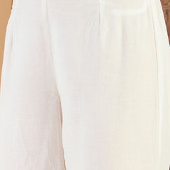 Ethnic Motifs Printed Pure Cotton Straight Kurta With Trouser