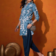 Printed Tunic With Trouser  Co-Ords