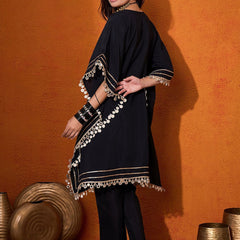 Embroidered Kurta With Trouser