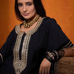Embroidered Kurta With Trouser