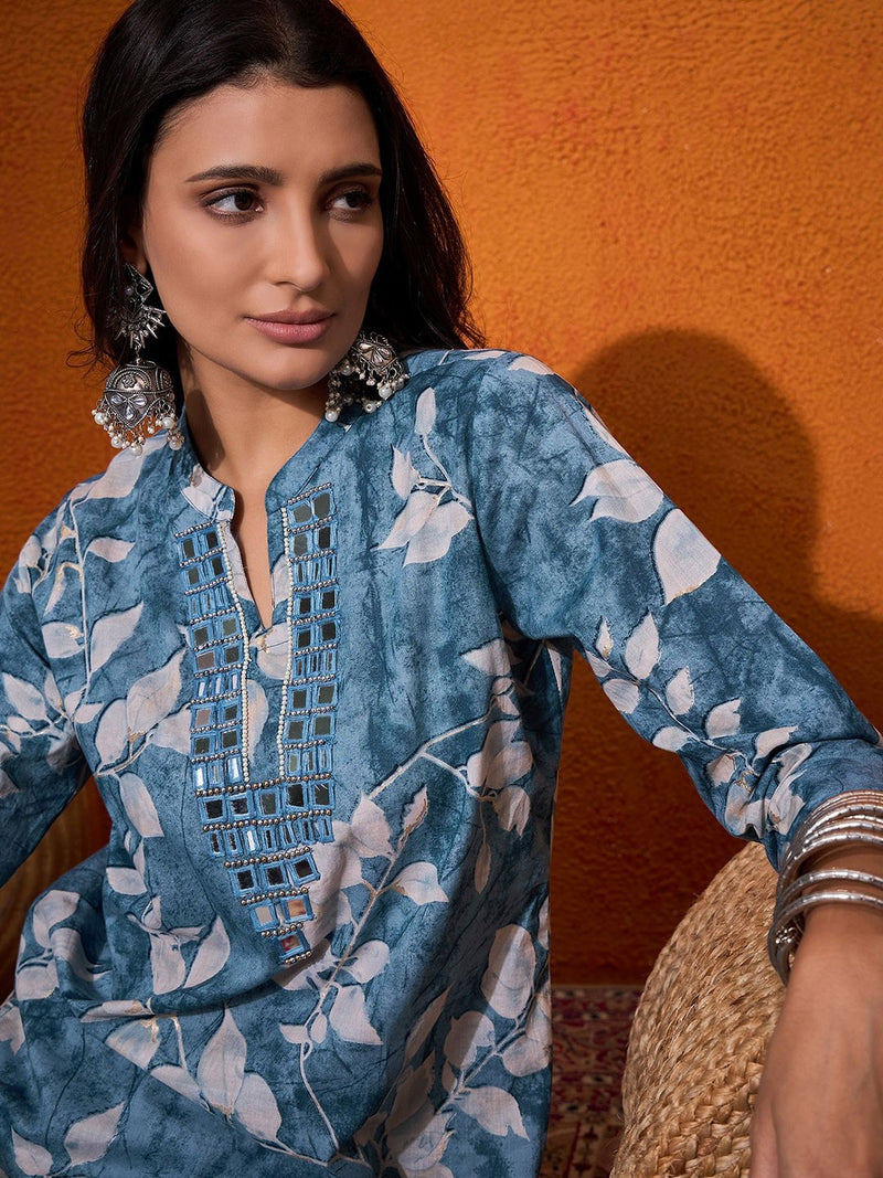 Printed Tunic With Trouser  Co-Ords