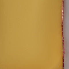 Mustard Ethnic Motif Embroidered Straight Kurta With Trouser & Dupatta Kurta Set