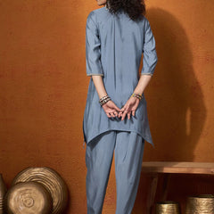Embroidered Tunic With Trouser  Co-Ords