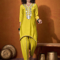 Embroidered Tunic With Trouser  Co-Ords